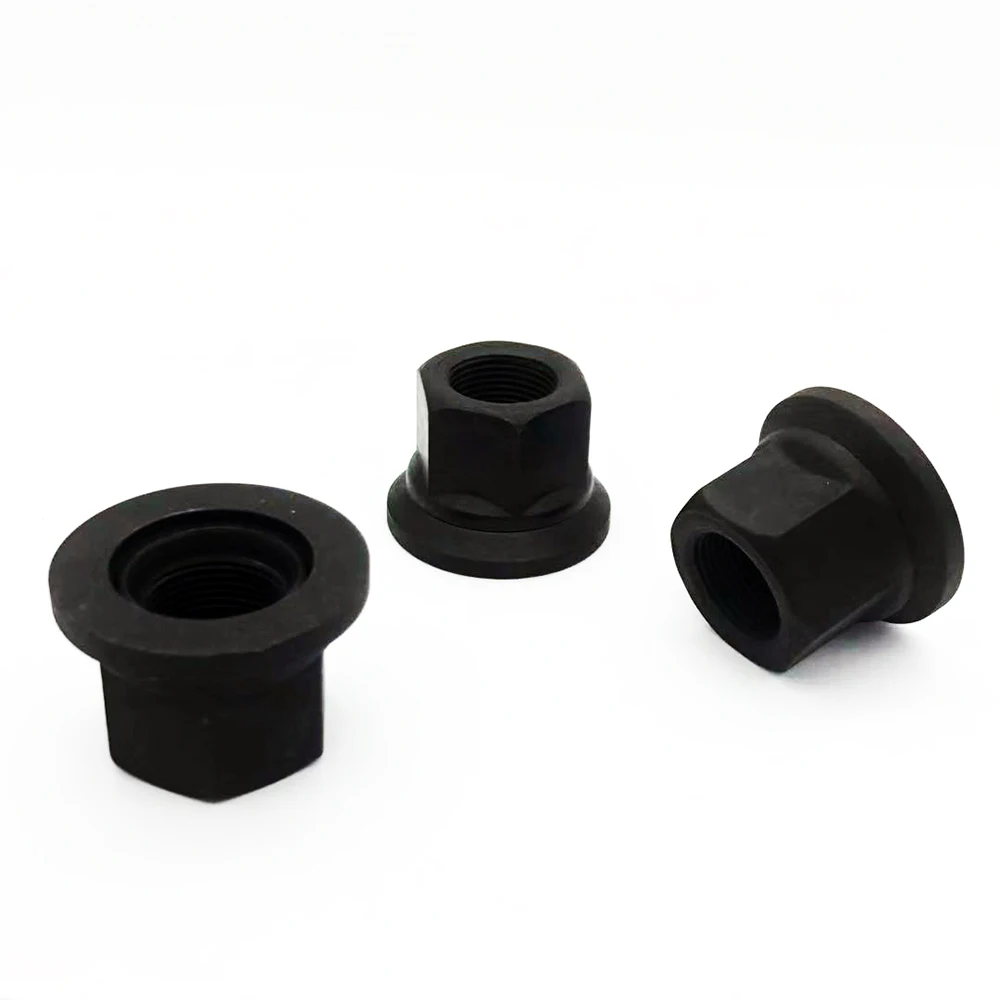 Black Track Revolving Nut, Wheel Nut for Truck Trailer