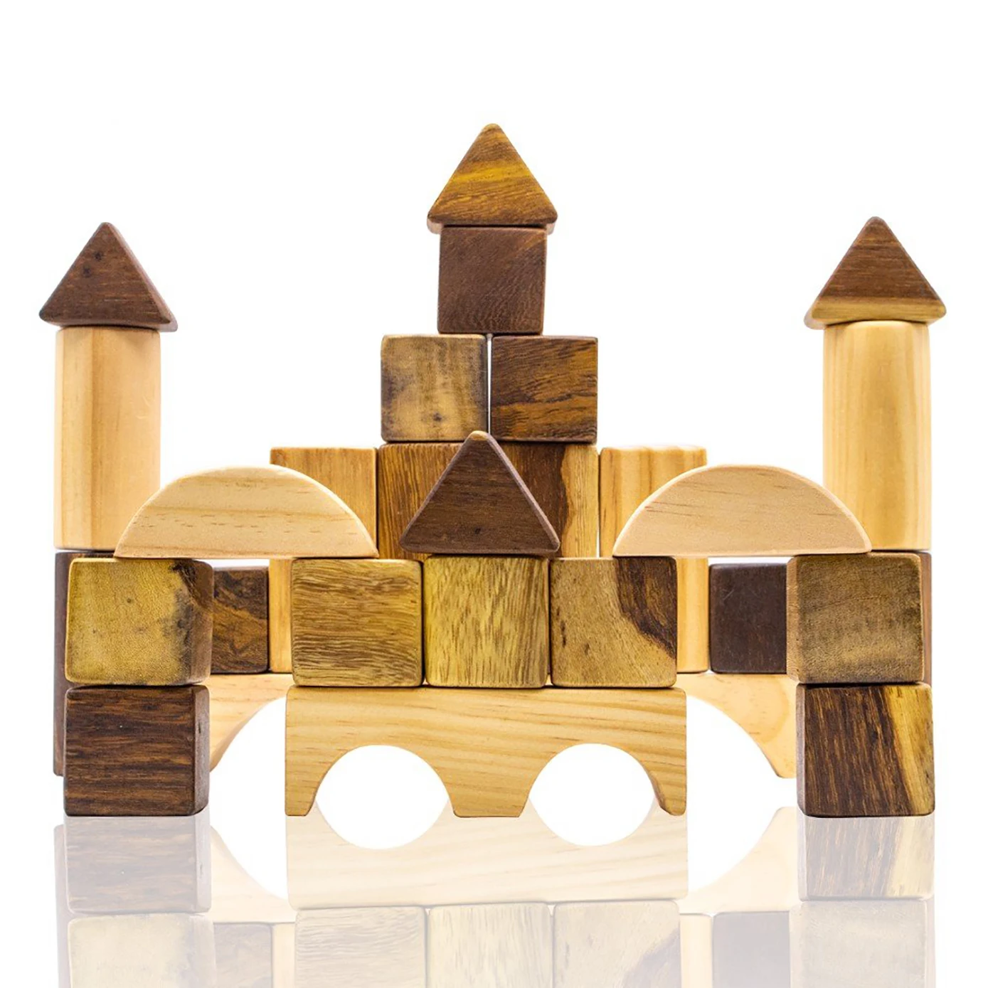 
OEM - ODM Outstanding Wooden Building Block -Multi-function wooden activity -Vietnam Solid Wood Kids Multi Cubes Shape 