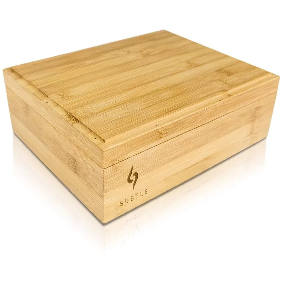 
Wholesale Large Lunch Bamboo Box Storage Herb Bamboo Box With Lock 