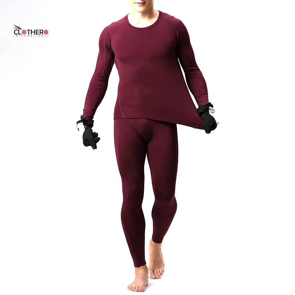 Factory Self Heated Man Female Wearing Hot Thermal Winter Underwear Clothes Suit