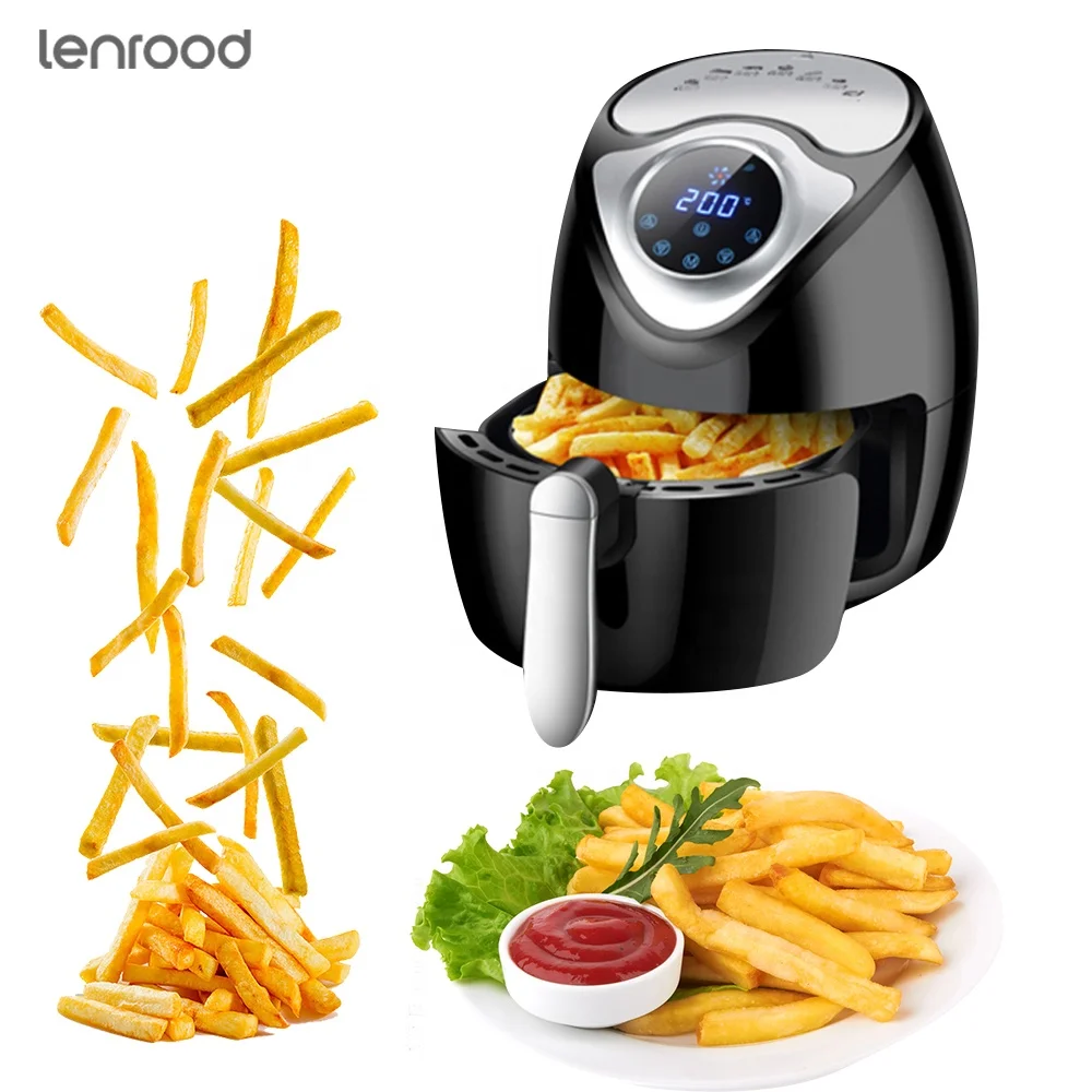 Lenrood Air Fryer LR-AF106 LCD Display 1300W Large Power freidora de aire 3.5L friteuse Nonstick electric Digital Deep Air Fryer
