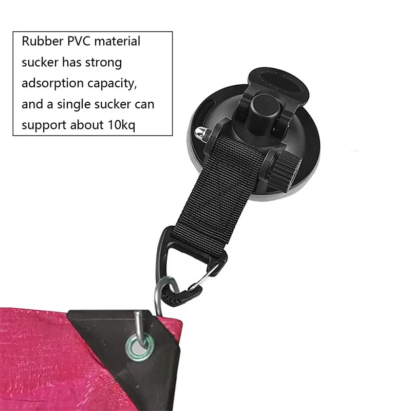Outdoor Camping Heavy Duty Vacuum Suction Cup Hook Home Heavy Duties Tile Suction Cup Anchor