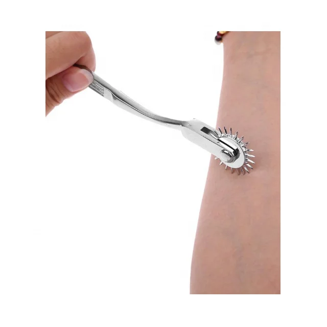 Высокое качество металла Pinwheel Wartenberg медицинская диагностическая Кожа ощущение молоток