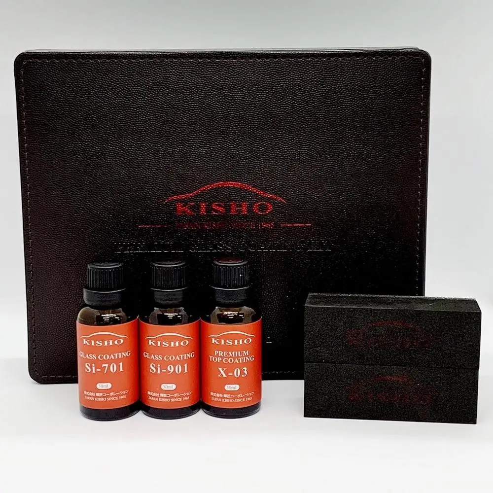 Durable KISHO hydrophobic nano glass coating for car looking glass , OEM available