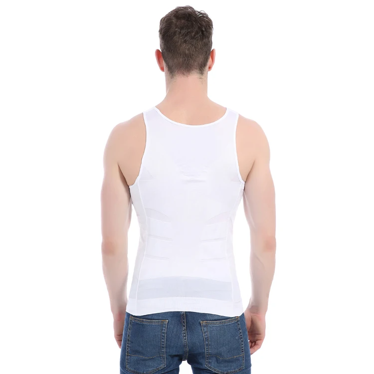 
Body Shapes Men Compression Shirt Tummy Shapewear for Slim Beer Belly 