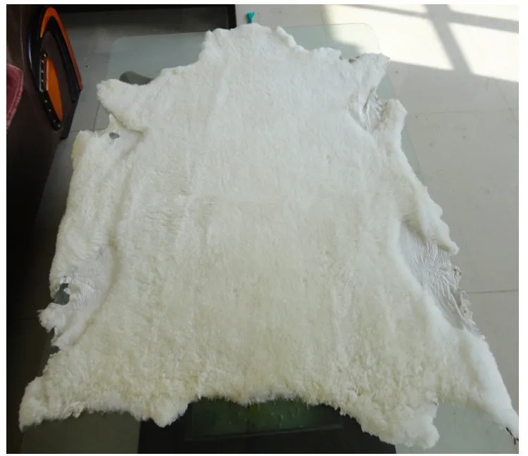 100% Real Shearling Sheepskin Lining/ Shearing Sheep Skin Rugs