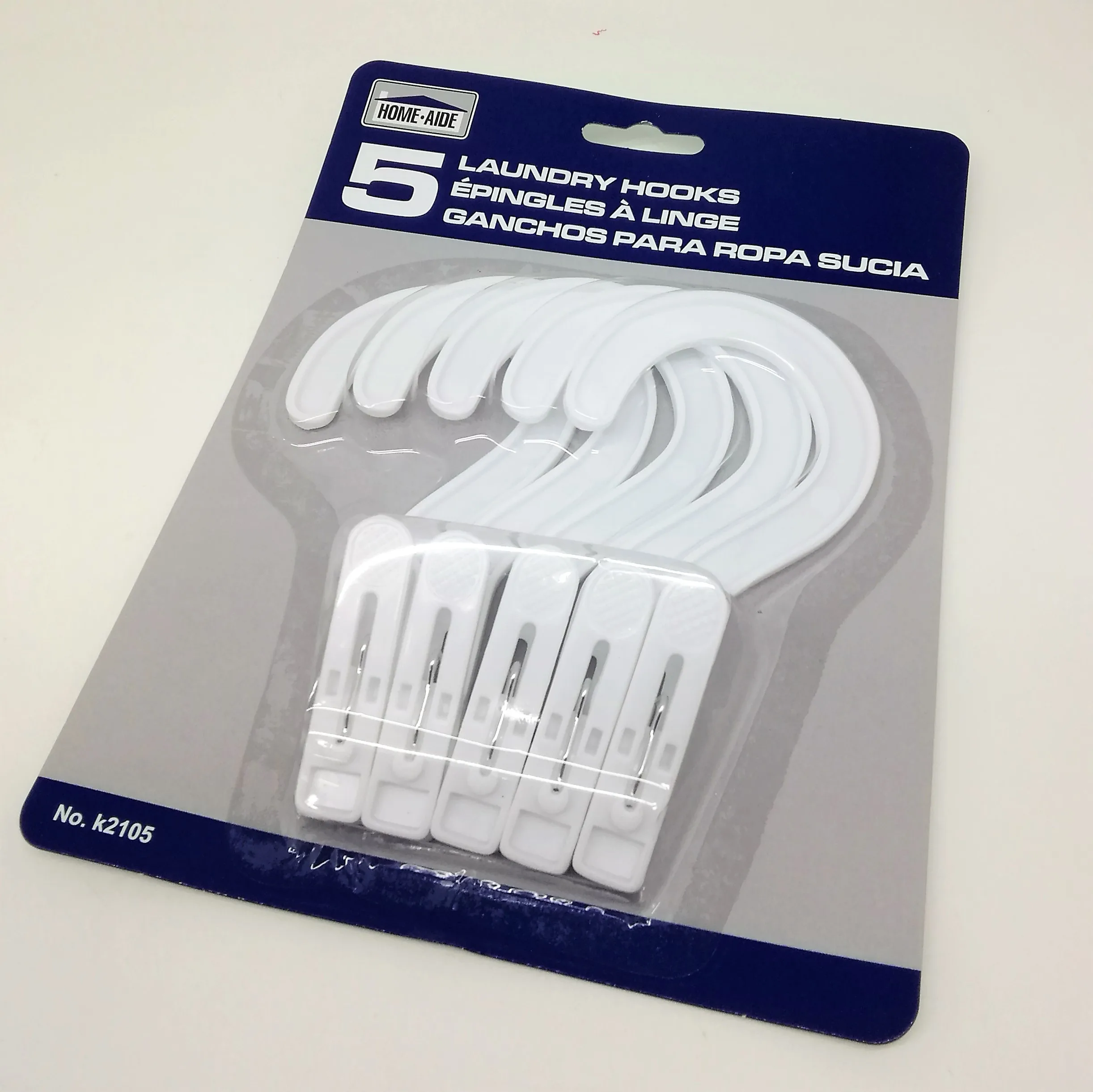 Multi-functional Plastic 5 hooks hanger multi-purpose laundry dryer tie towel belt scarf cloth bag organizer