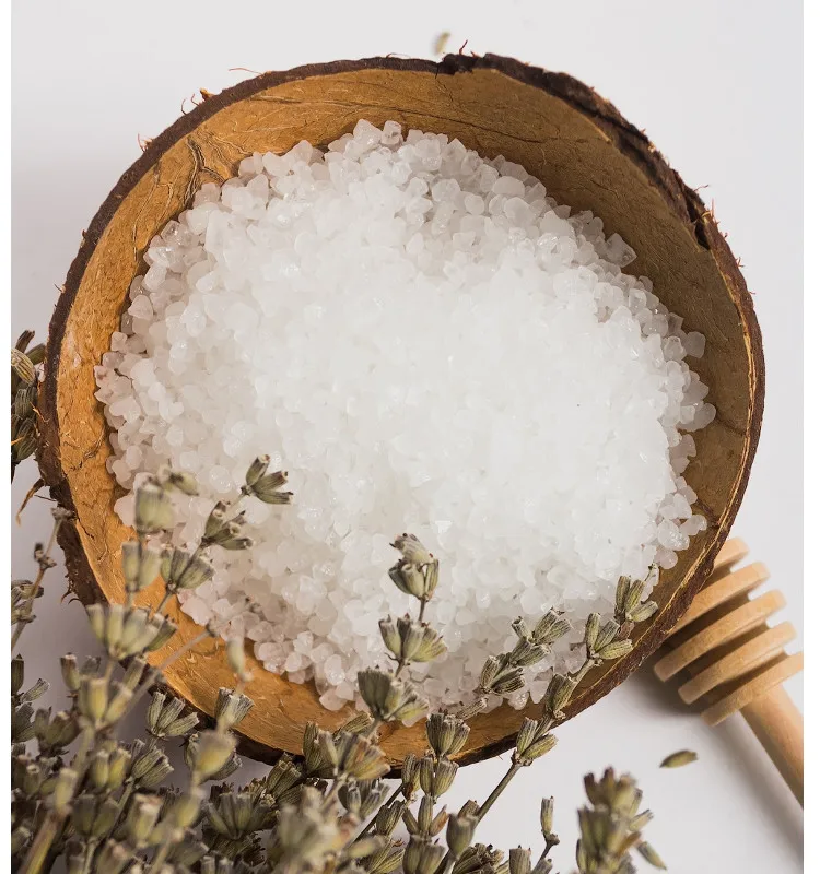 Pure Natural cosmetics spa care skin sale LAVENDER bath salt Bath treatments Siberina Hot sale Private label not SLS parabens