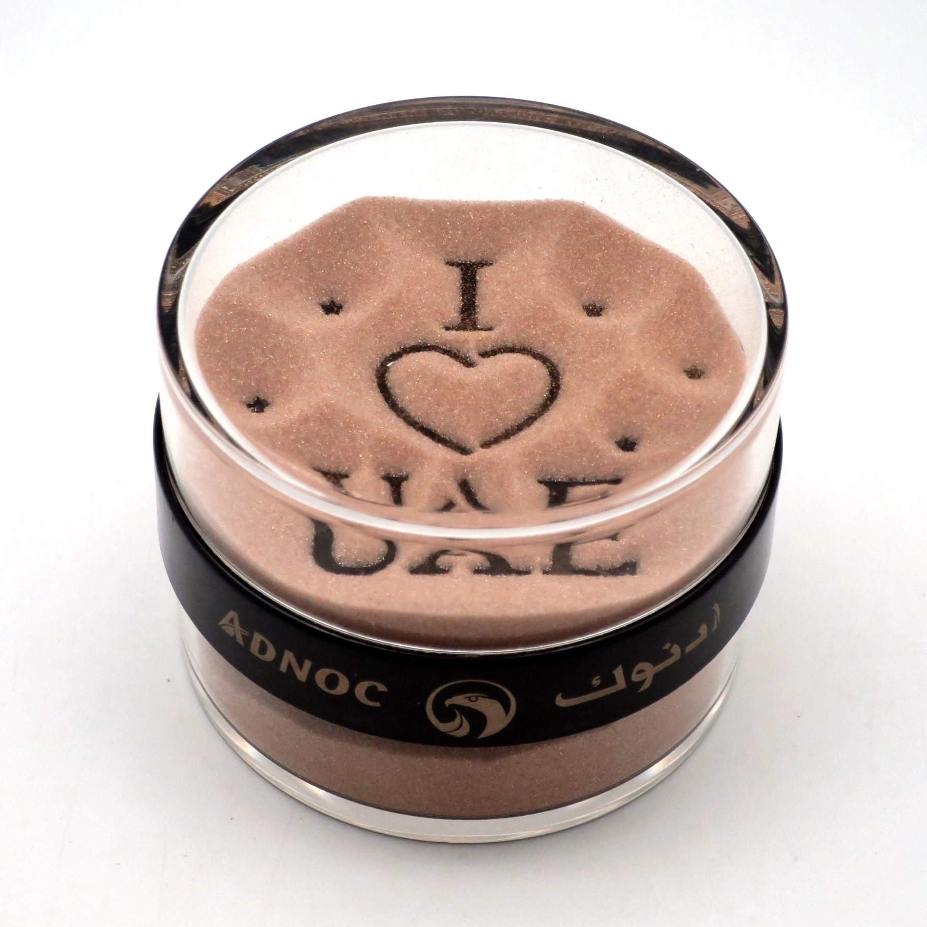 Acrylic sand paperweight as Arabic souvenirs gift