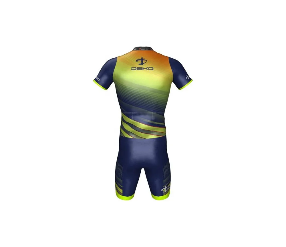 Sublimation cycling triathlon tri suit triathlon cycling wear for men and women