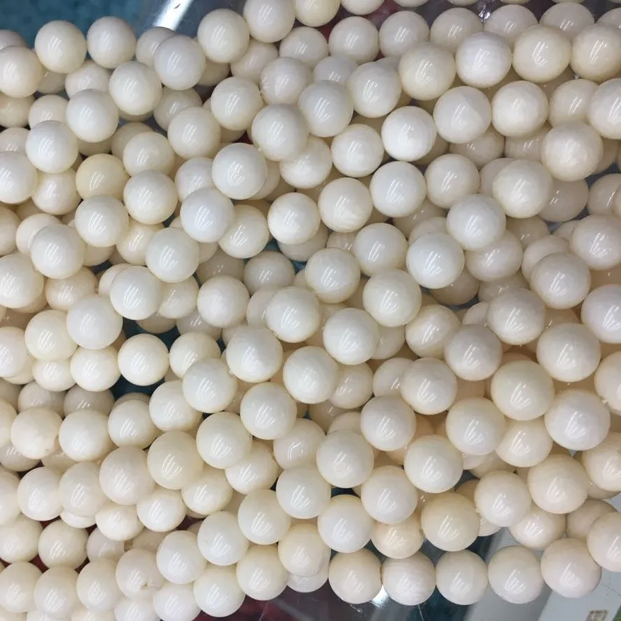 Натуральные белые коралловые бусины 8 мм