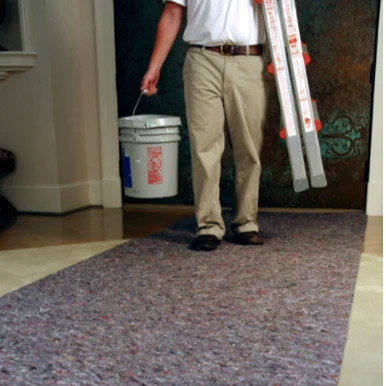 Adhesive Floor Covering Painter Fleece Water Absorbent Breathable Non Woven Recycled Virgin Fabric