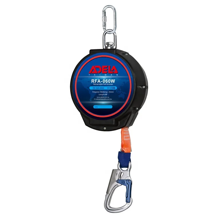 
6M Cable safety harness rope vertical lifeline 