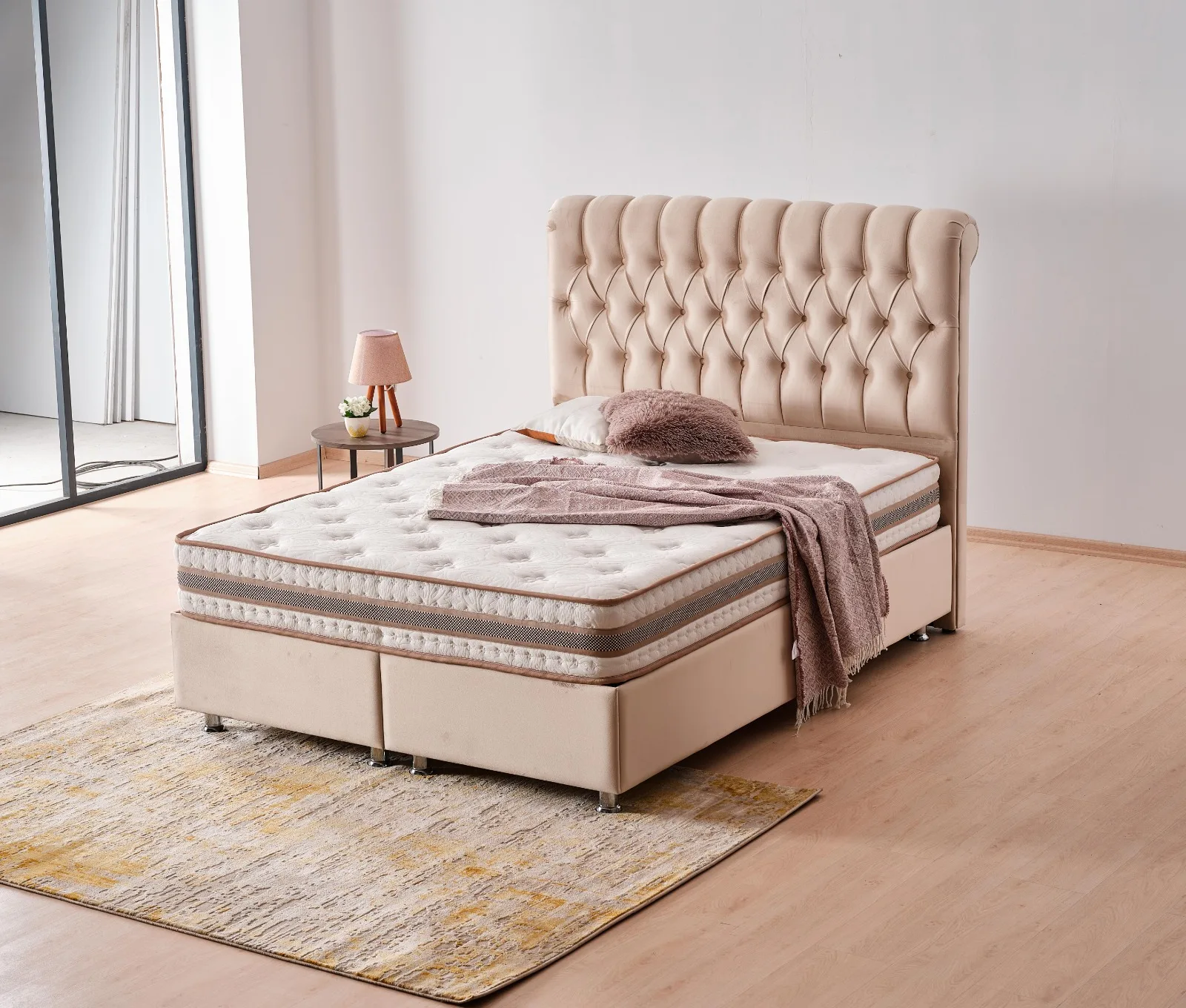 Neptune queen king double size high quality bonnel sprung mattress foam mattress in a box mattress from turkey