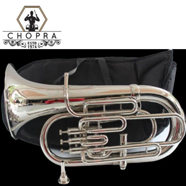 
Euphonium 3V 2 Tone 100% Brass made Bb FLAT With 