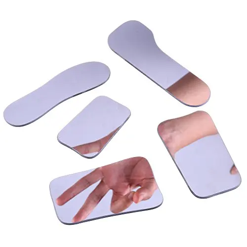 Oral Dental Mouth Mirror Simple Plane Magnifying Cone-Socket Oval Shaped Examination by UAMED