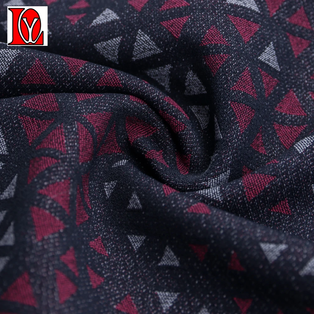 POLY  FULL DULL NYLON  WOVEN FABRIC WITH FULLY JACQUARD FLEECE WATER REPELLENT 4 WAY STRETCH