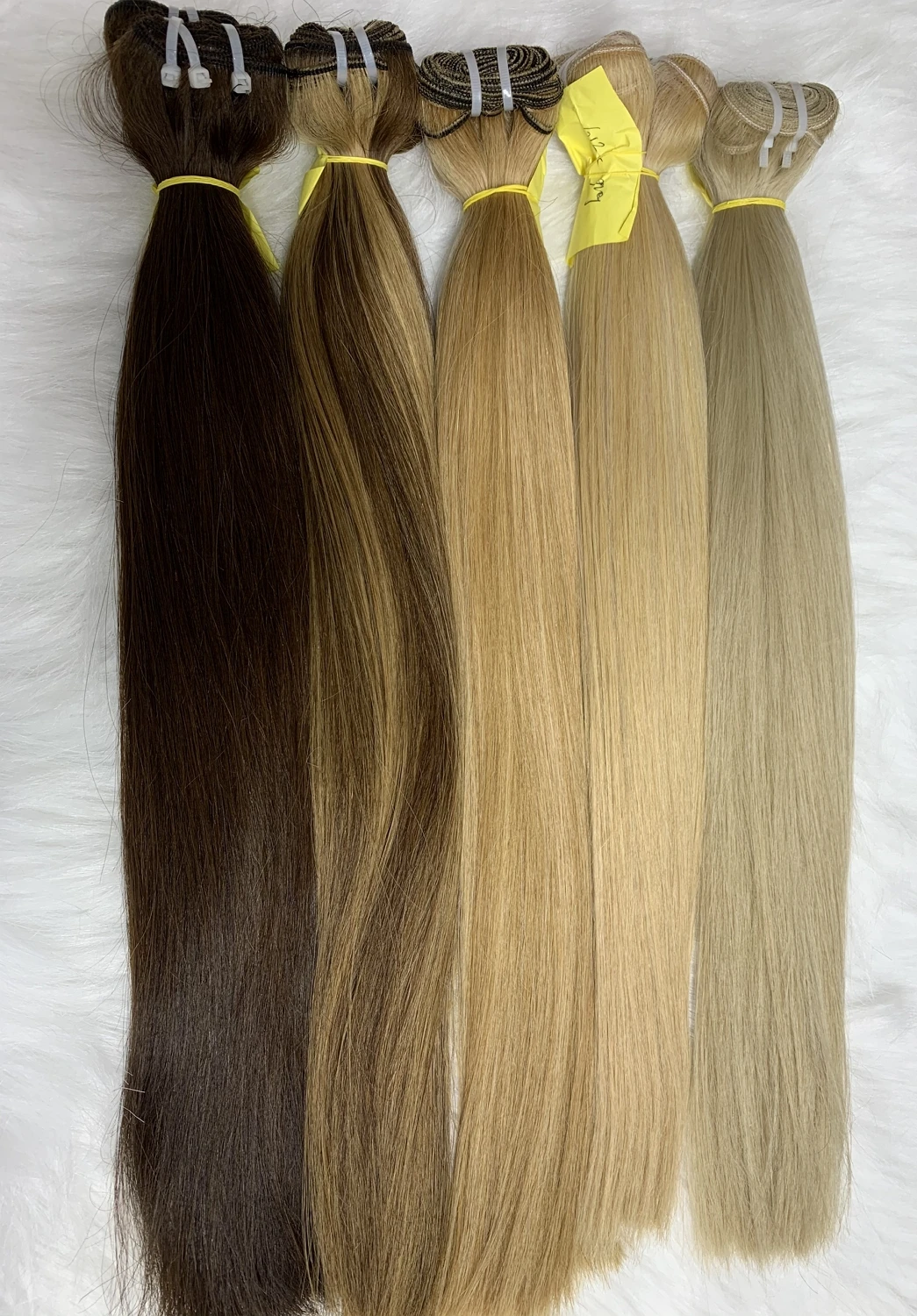 Лучший продавец супер двойные человеческие волосы прямые оранжевого цвета лучшее качество 100% натуральные из Вьетнама