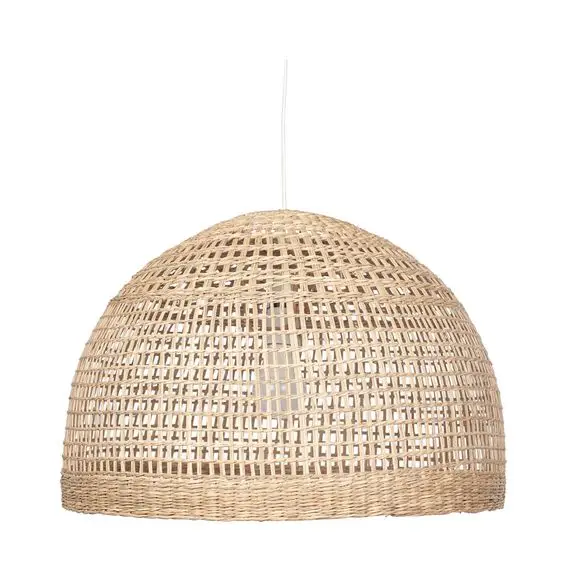 Natural Handmade Seagrass Lampshade  Seagrass Hanging Lampshade Eco-friendly  Wicker Pendant light High Quality from Vietnam