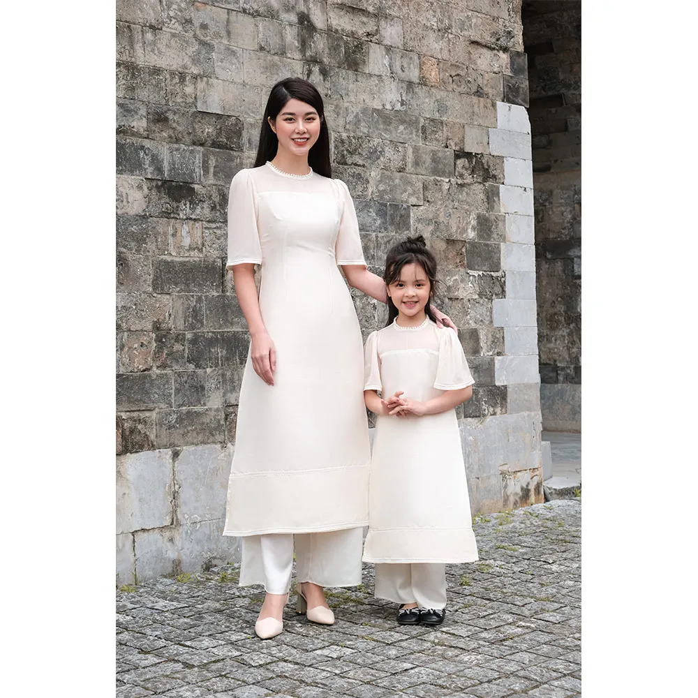 Vietnamese Traditional Fashionable Dress to Day for Girls OEM