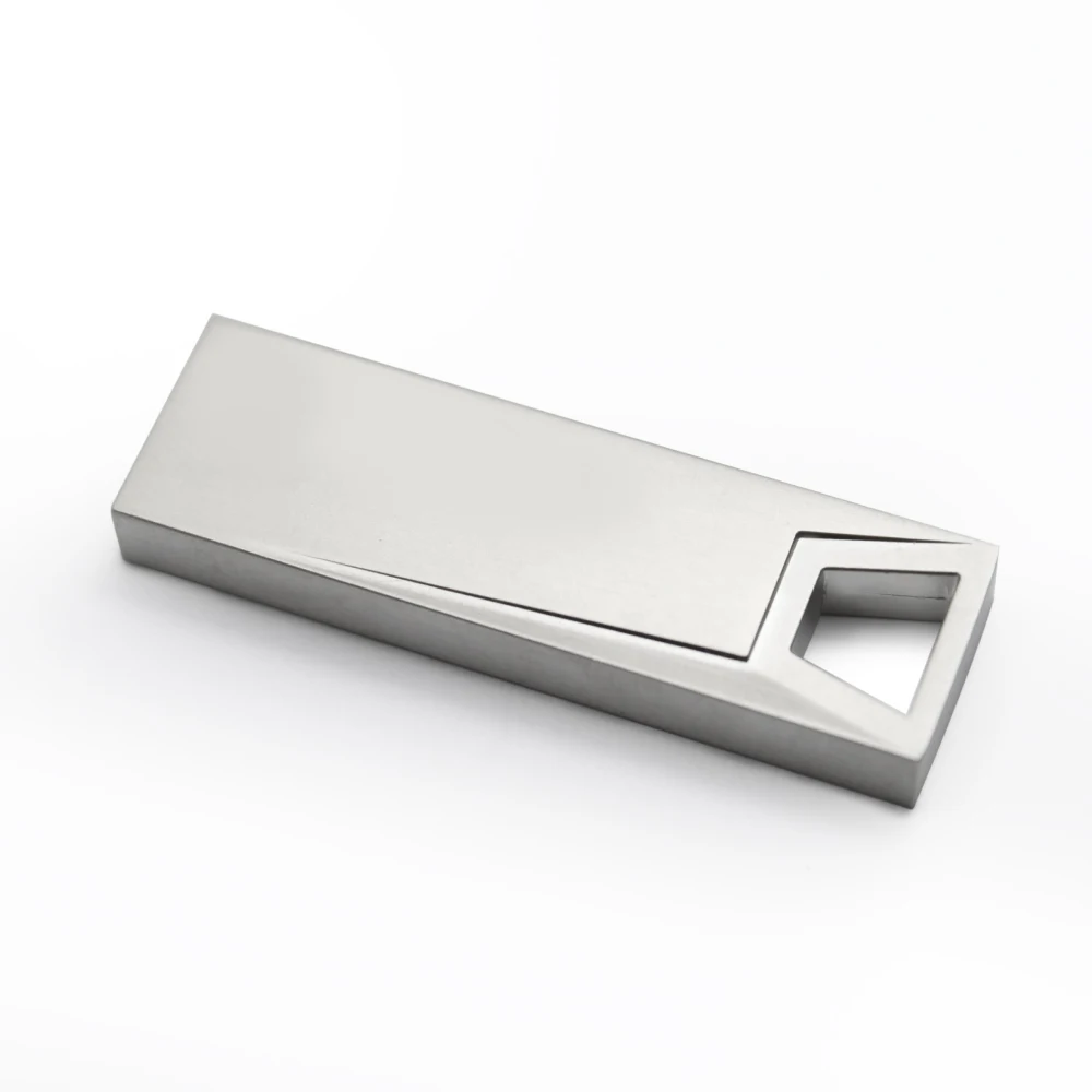 Wholesale Good Quality Waterproof Metal Silver usb flash drive pen drive 32GB 16GB 8GB 4GB pendrive gift stick