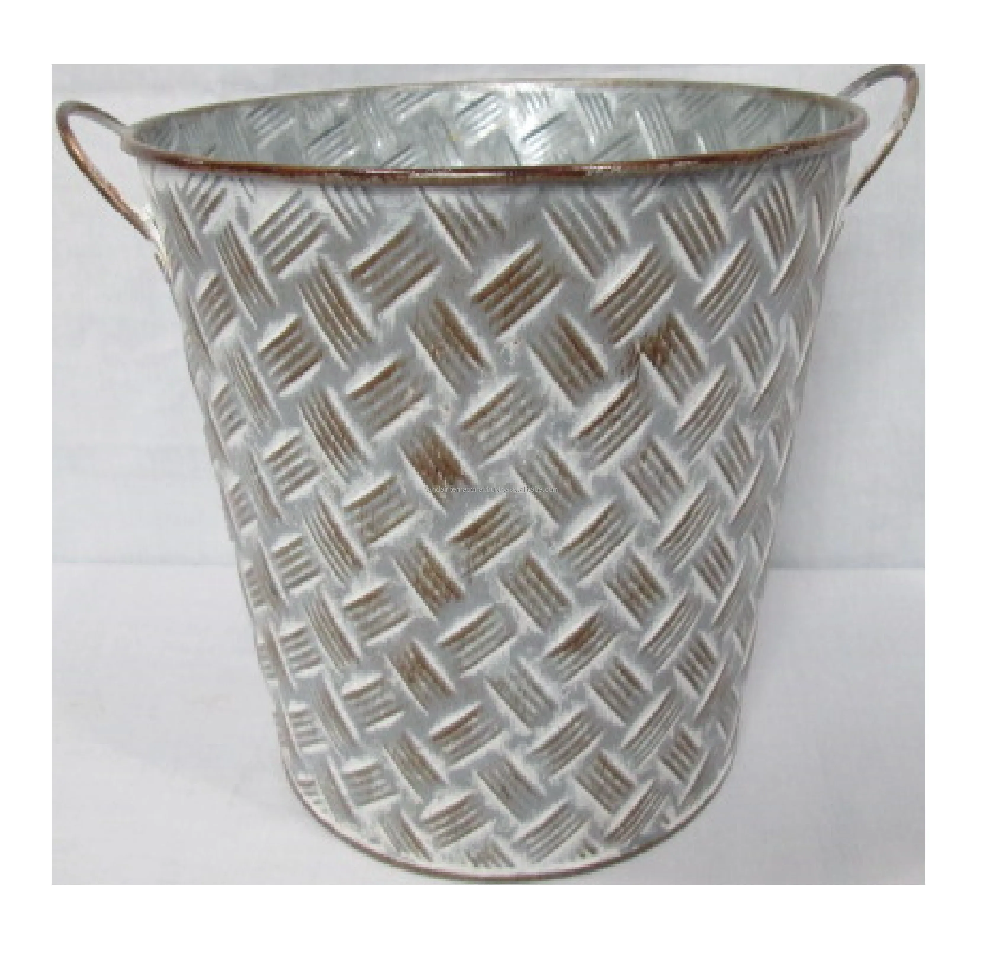 Garden Planter Large High Quality galvanised gardening Tree Planter Indoor And Outdoor Decorative Flower Planter garden supplies