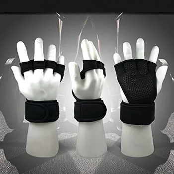 Hand Grips for Gymnastics Palm Protection Gloves with Grip Tape Comfortable Wrist Wraps