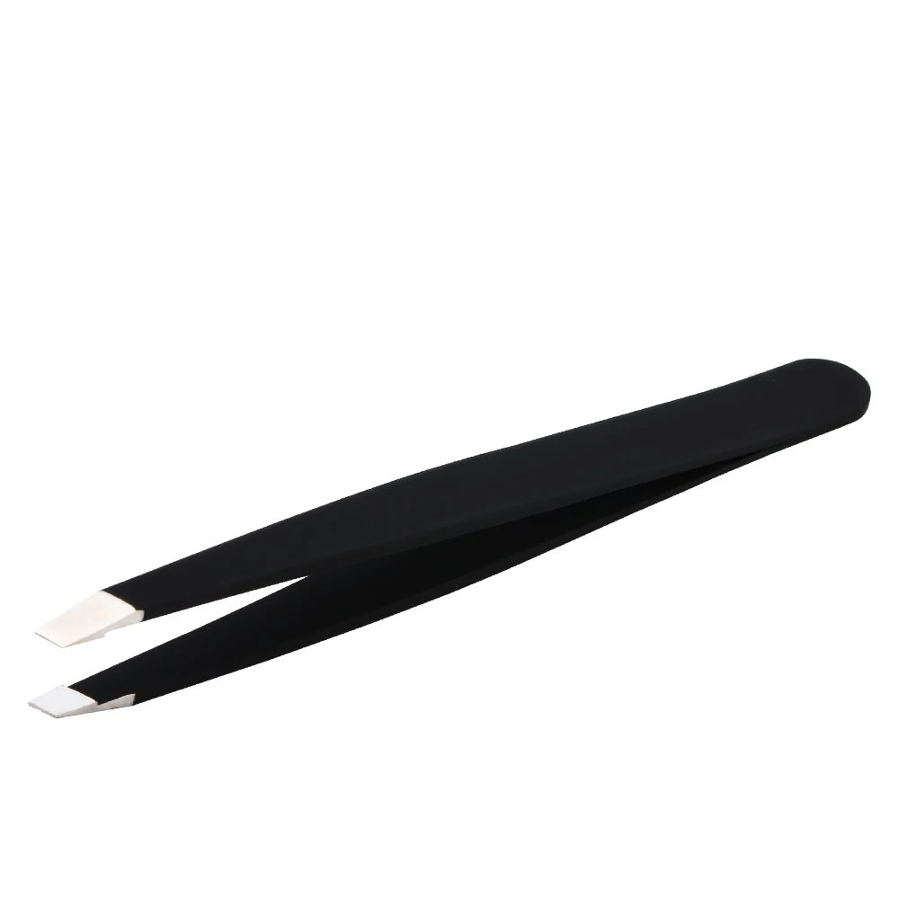 New Custom Design Grip Tweezers Personalized Cute Wholesale slanted eyebrow tweezers for Makeup