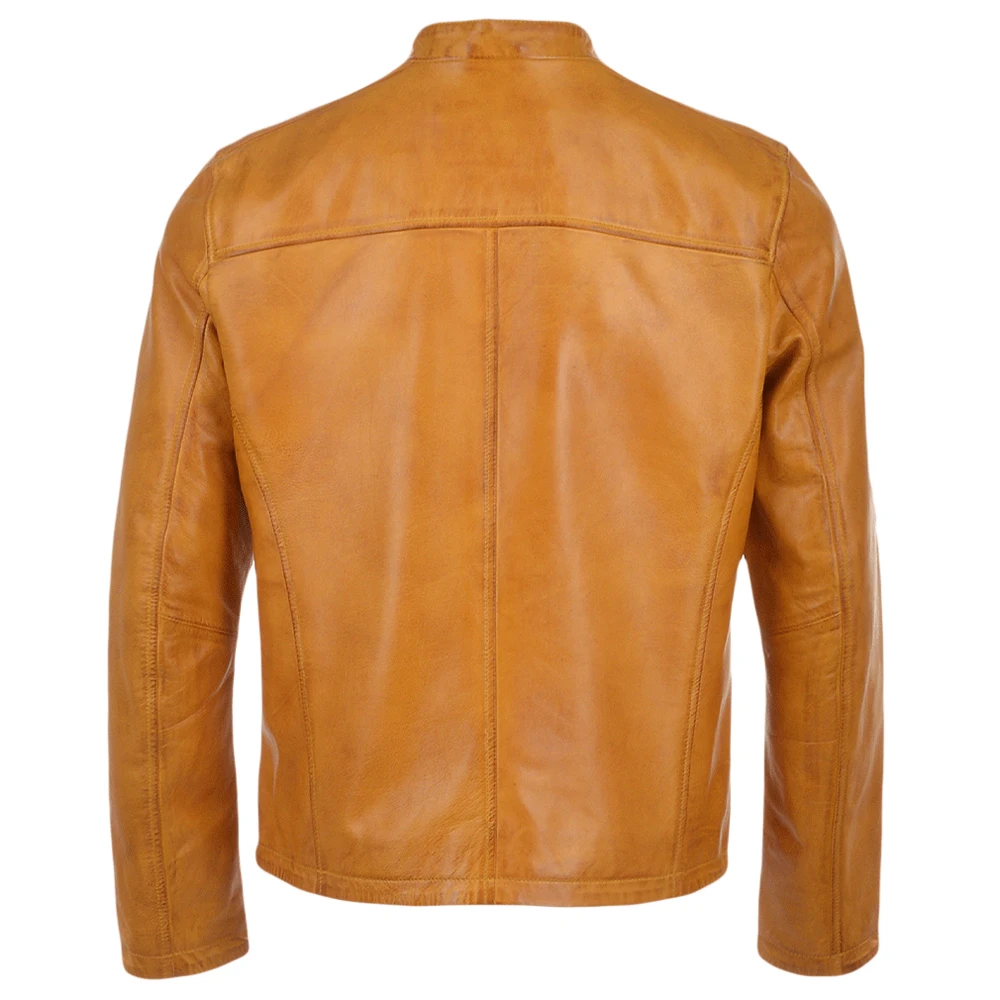 2021 высококачественные мужские облегающие Короткие мотоциклетные Модные кожаные куртки из овечьей кожи обслуживание OEM