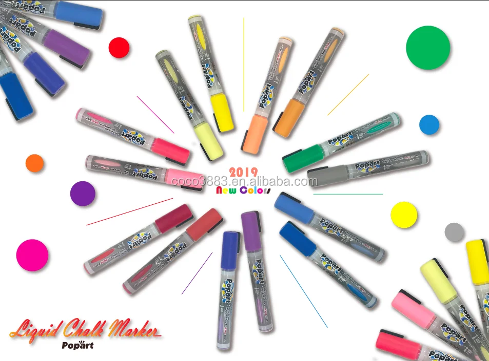 8 MM Parallel tip Top Selling Wet erase Valve system chalk marker