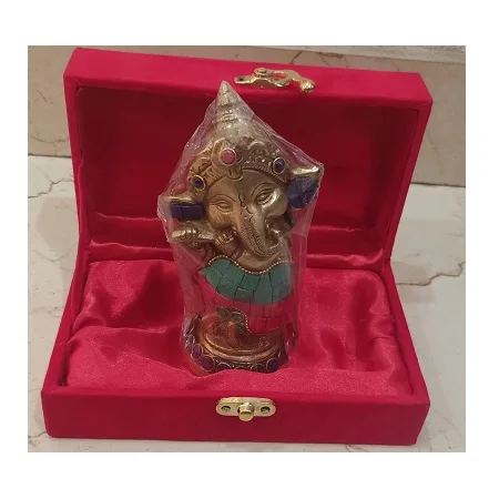 handmade standing Brass Ganesha