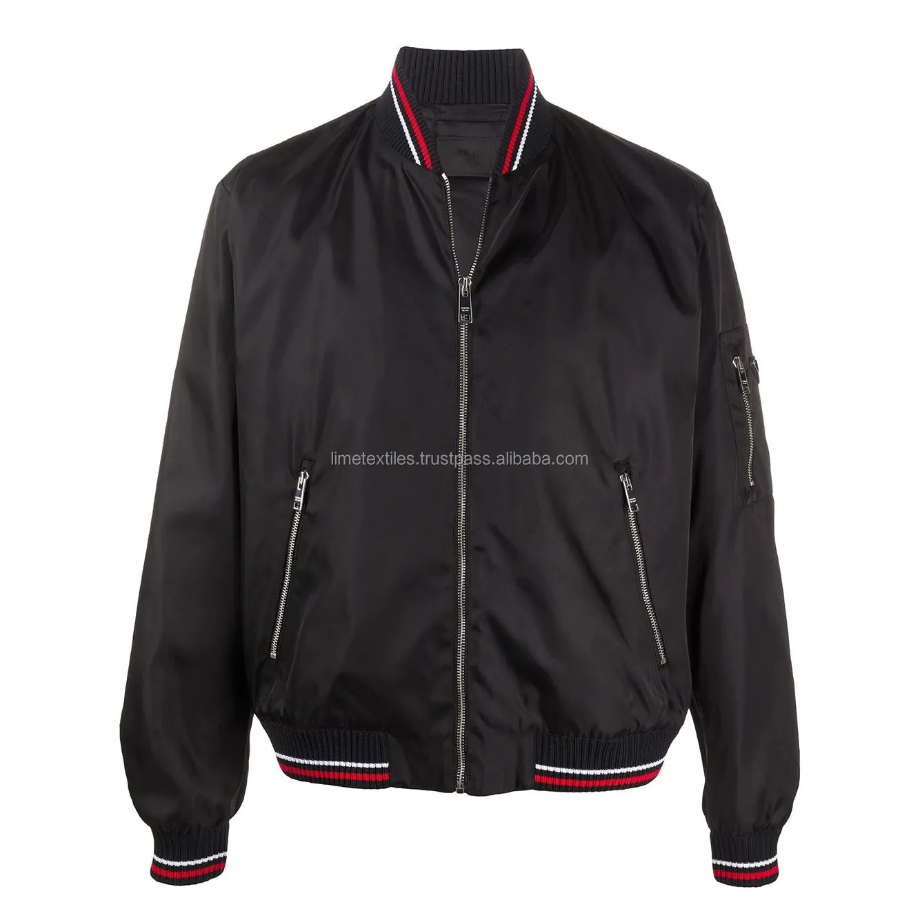 
Custom wholesale 100% polyester satin baseball chenille patch bomber Jackets for unisex 