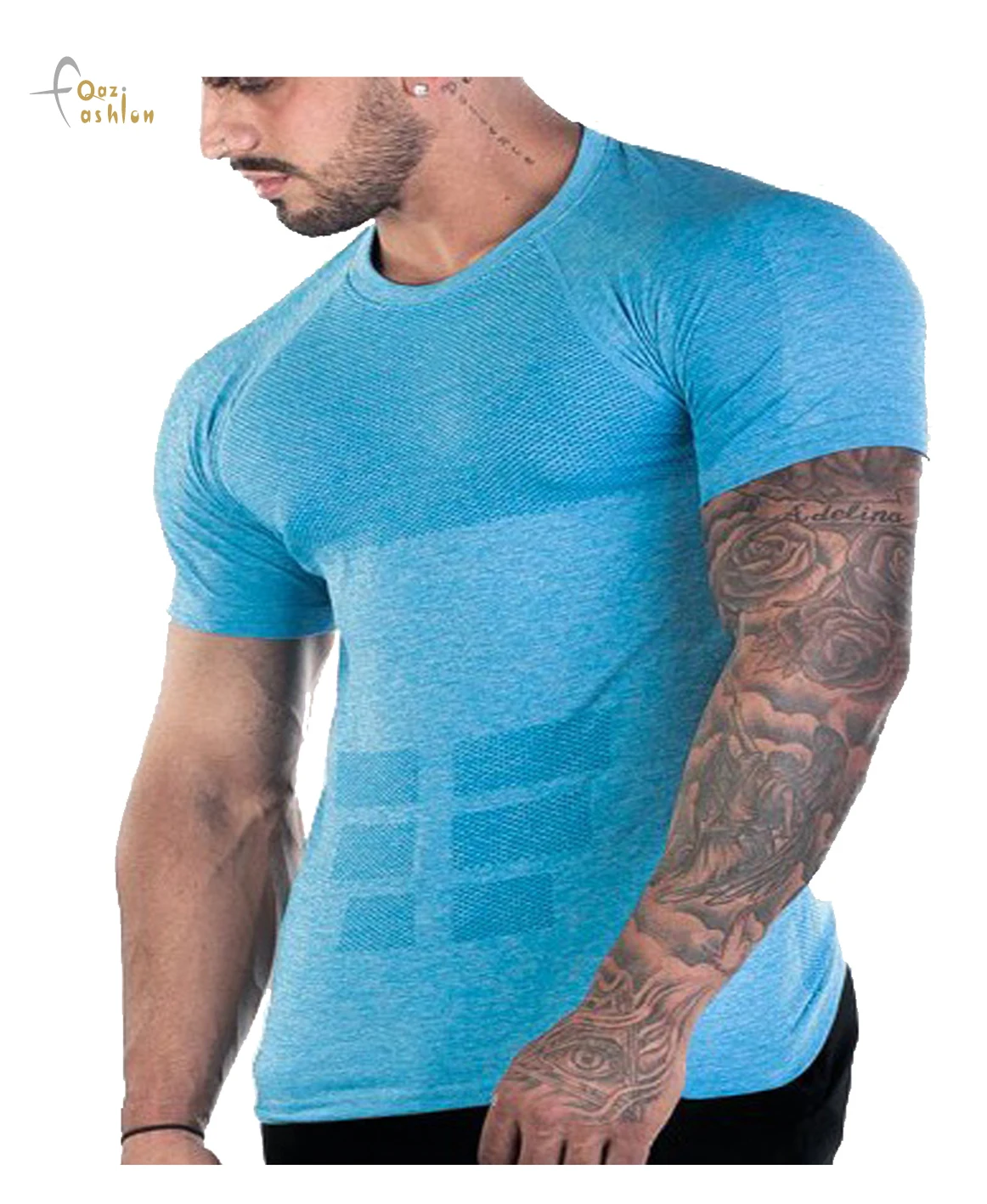 Summer black cotton gym sports t shirts