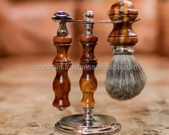 
Top sponsor listing wooden Shaving Set And Chrome Shaving Brush Set Men Classic Traditional Shaving Kit 