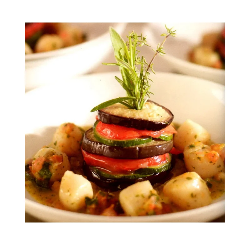 High Quality Vegetable Flavor Frozen Green & Red Salty Tower Shape For Children & Adults Bag Packaging Veggie cake