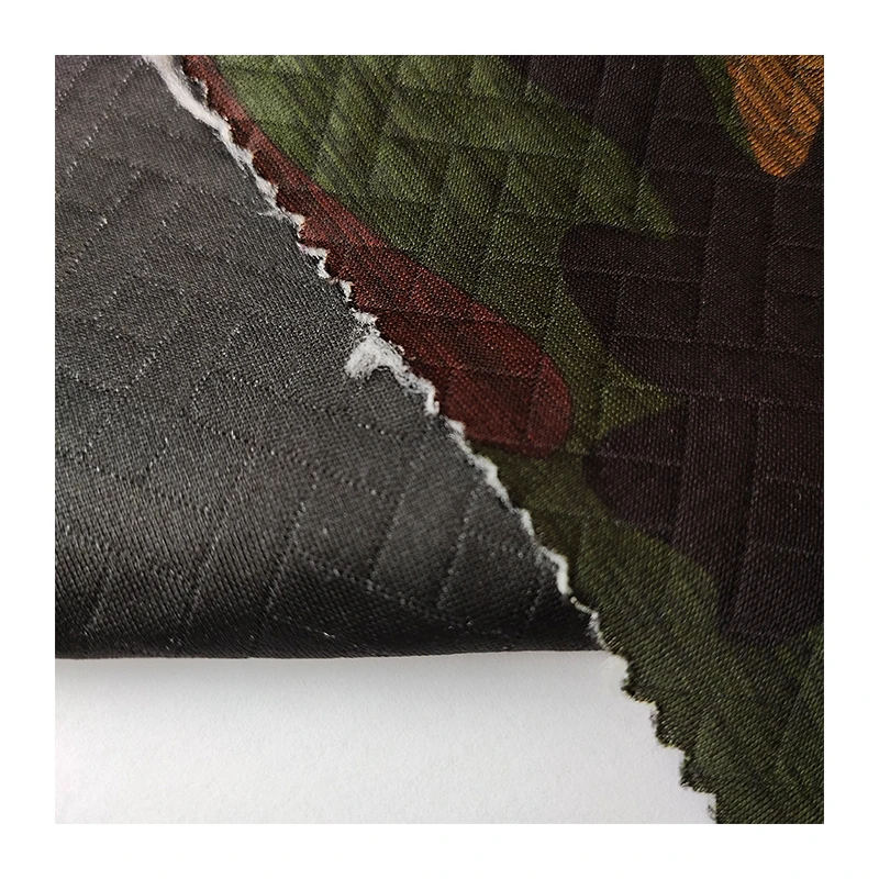  Полиэфирная ткань с камуфляжным принтом мягкая 15% катионная полиэфирная