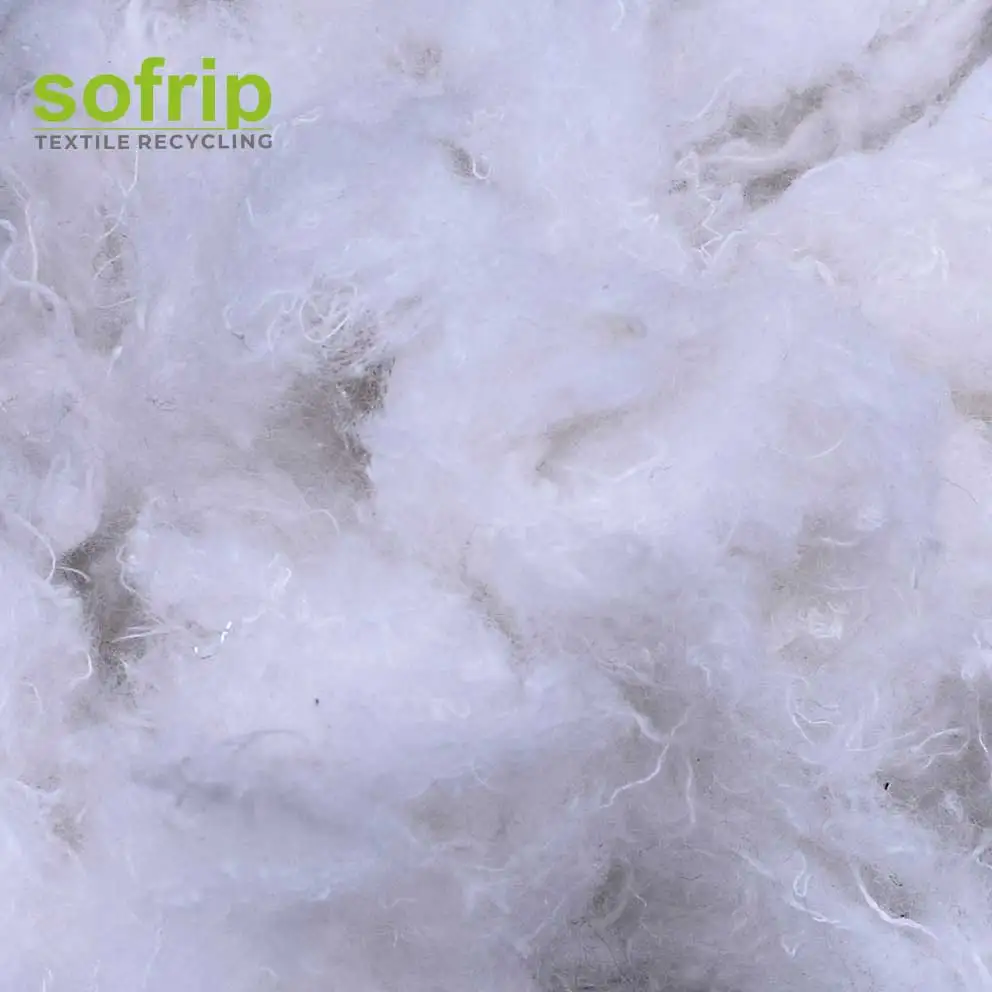 White cotton raw  Acrylic 3D  Filling Pillow 100% cotton comber noil/bleached  natural cotton fiber white