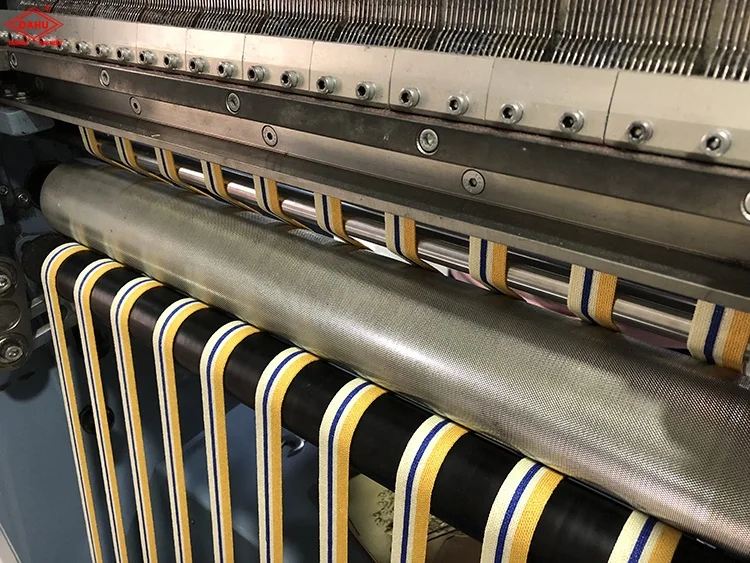 DAHU DOUBLE NEEDLE BAR TERRY WARP KNITTING MACHINE