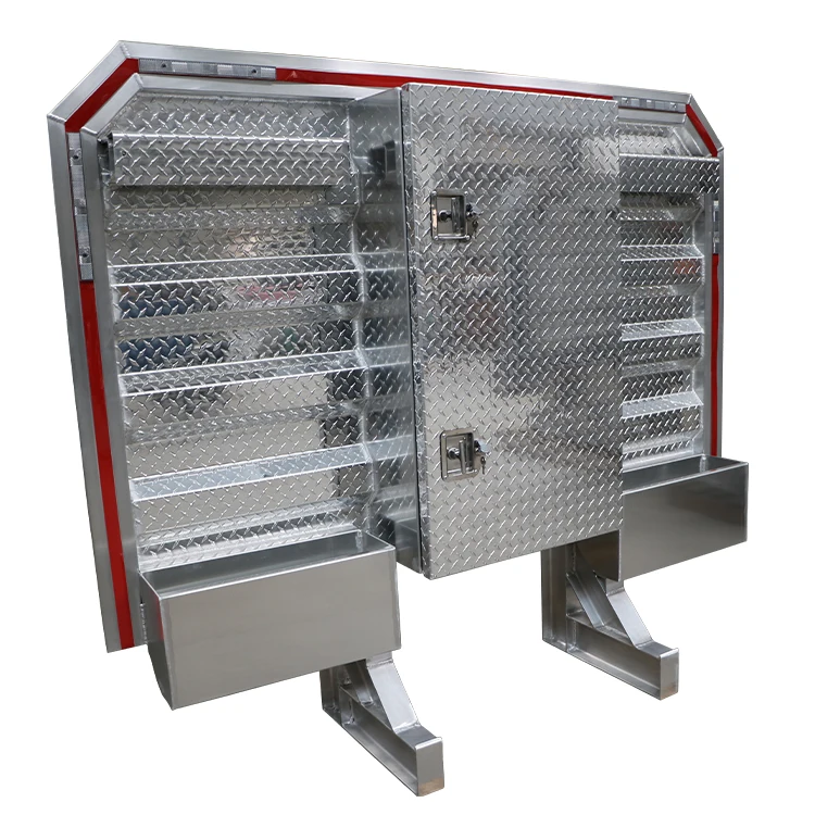 Aluminium Cab Guard Mini Vault Center Housing With 2 Locking Chain Racks