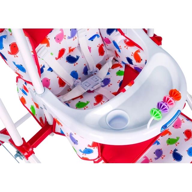 Kids Baby Swing Crib High Chairs Baby Feeding Folding Safety Material Best Multifunction 3 Level Soft Seat 3 in 1 Patio Home