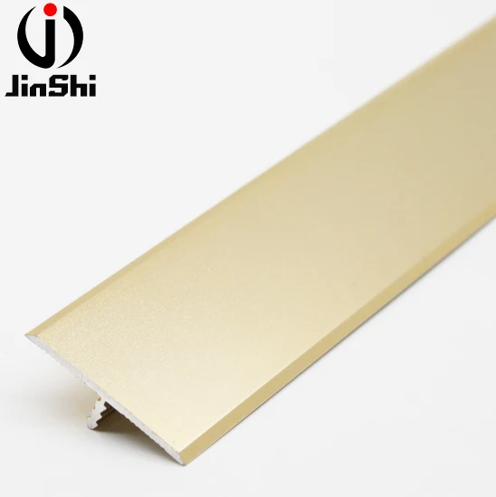 Modern Decorative Aluminium Metal Material Door Threshold Flat Transition Strip for Floor