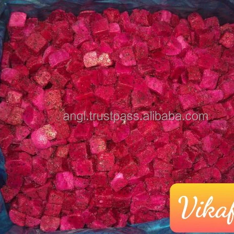 
Frozen dragon fruit puree from Vietnam with best price_Vikafoods (+84983028718) 