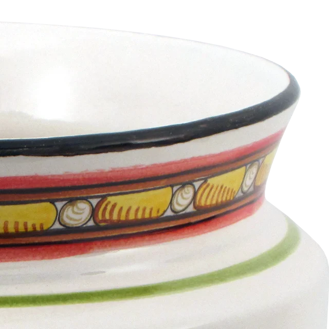 Handmade ceramic cachepot made in Italy home decoration