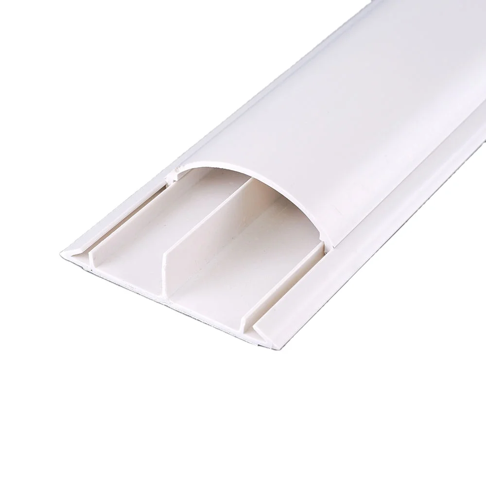 Wholesale PVC Arc-shaped Trunking Self-adhesive Surface-mounted Thickened Floor Groove