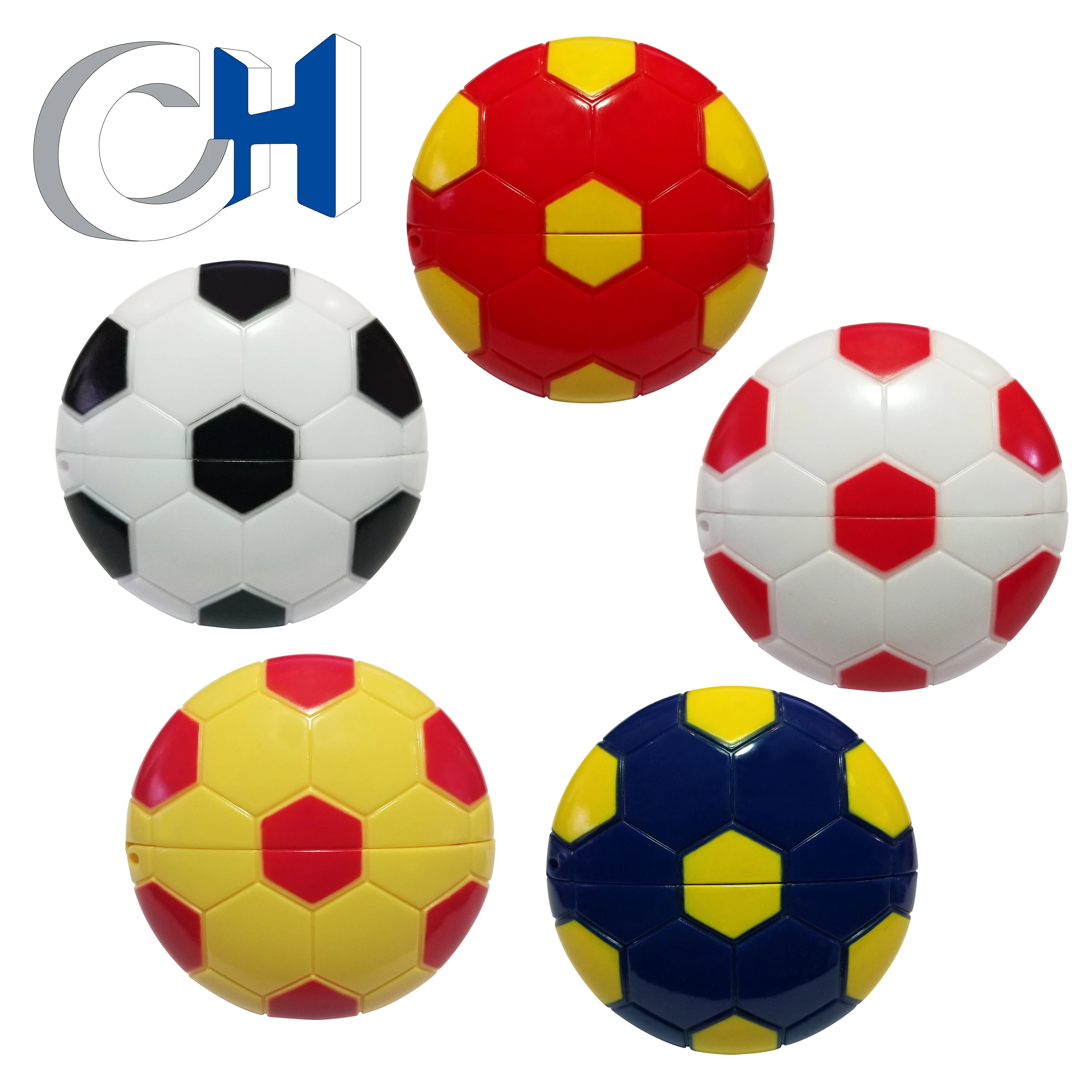Factory price cute Multicolor plastic football candy Capsule toy