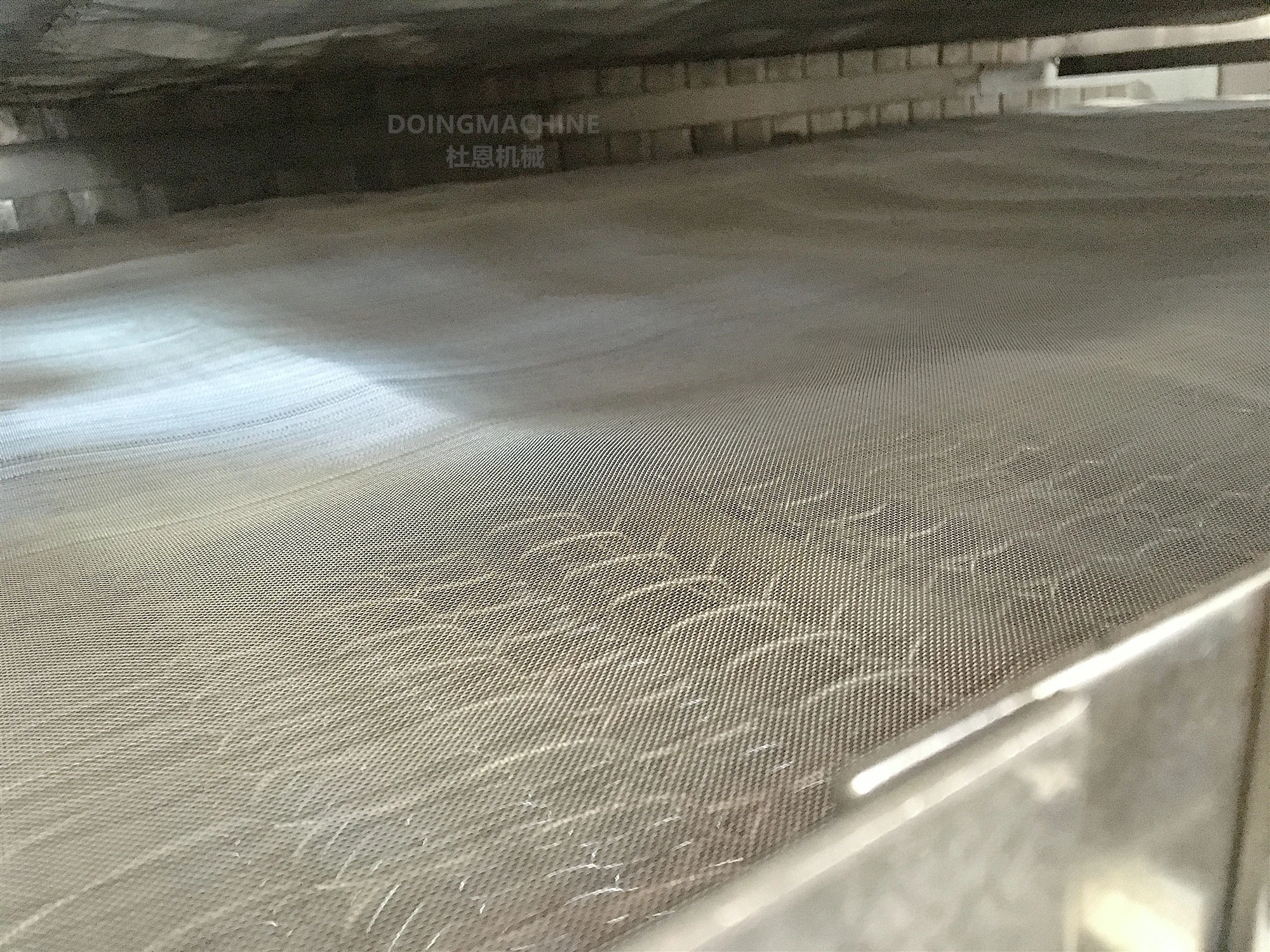 Industrial belt dryer machine for hemp leaves seaweed