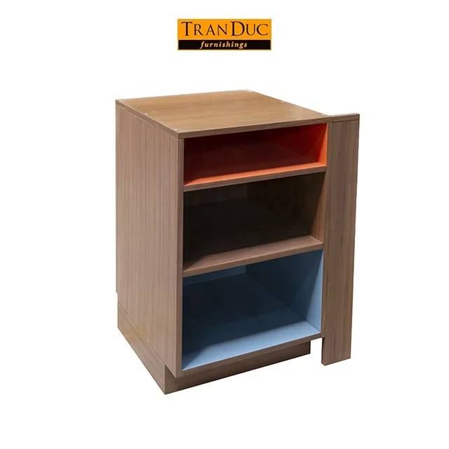 Hotel furniture shoe shelf in hotel bedroom set