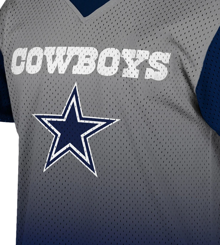 Футболка с V-образным вырезом звездным логотипом