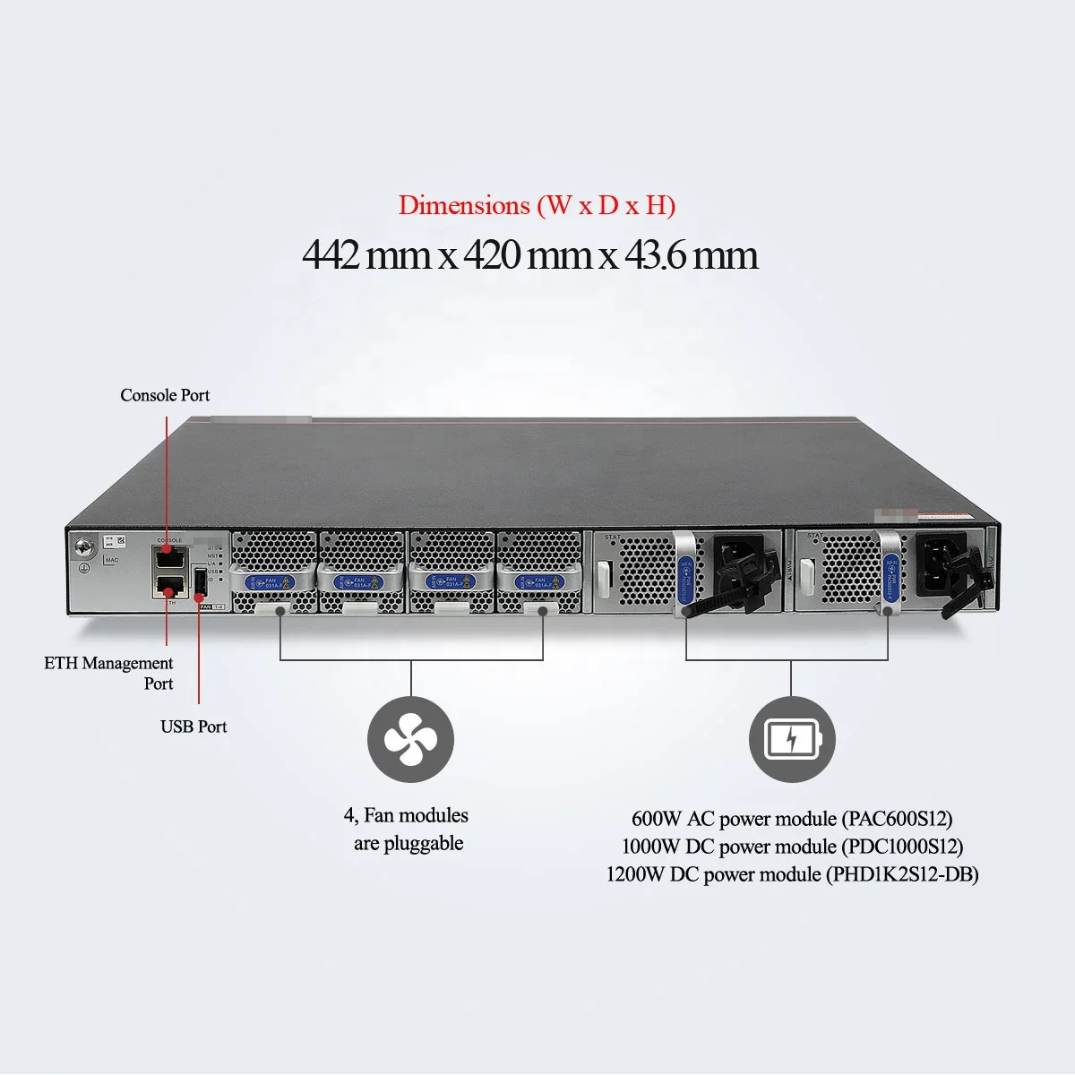 Новое условие 10ge 40ge 100ge сетевой коммутатор для CE6820-48S6CQ центр обработки данных