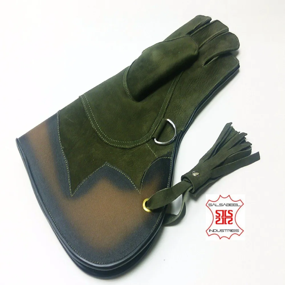 
Top quality high quality Falcon gloves made of heavy split leather 